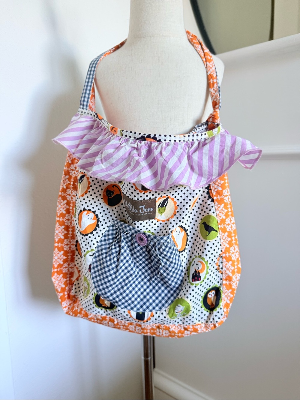 Matilda Jane Halloween Ruffle Tote Bag